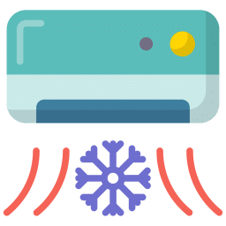 Air conditioner cartoon visual